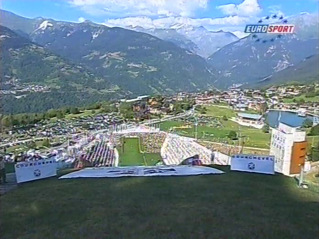 Skocznia w Courchevel (Eurosport)